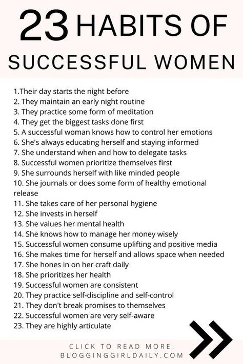 23 Habits of Successful Women | Tips | Money | Financial, Morning Routines | Business #luxury #rich #money #lifestyle #dream Habits Of Successful Women, Women Tips, Money Lifestyle, Money Financial, Self Care Bullet Journal, Morning Routines, Rich Money, Vie Motivation, Get My Life Together