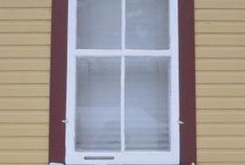 Window Trim With Shutters, Outdoor Window Trim, Wood Window Trim, Exterior Window Trim, Vinyl Window Trim, Exterior Window, Window Trim Exterior, Window Casing, Vinyl Trim