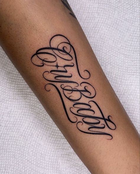 2000 Baby Tattoo, Baby Hand Tattoo, Handwriting Cursive, Letters Calligraphy, Tattoo For Baby Girl, Fonts Tattoo, Baby Tattoo Designs, Baby Tattoo, Half Sleeve Tattoos Drawings