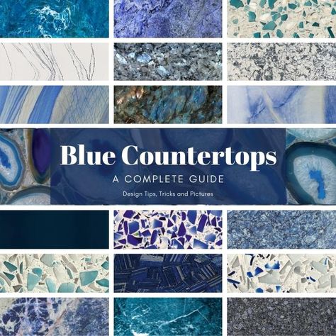 White And Blue Countertops, Blue Pearl Granite Kitchen, Blue Granite Countertops Kitchen, Blue Countertops Kitchen, Blue Quartize Countertop, Solid Surface Countertops Blue, Azul Platino Granite Countertops, Azul Celeste Granite Countertops, Blue Kitchen Countertops