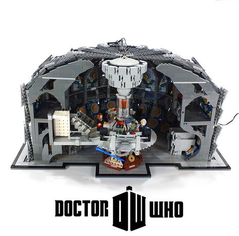 LEGO® Doctor Who: The Twelfth Doctor's TARDIS Interior (Se… | Flickr Lego Tardis, Lego Doctor Who, Tardis Interior, Tardis Console, Time Travel Machine, Doctor Who Fan Art, Lego Spaceship, Twelfth Doctor, Lego News