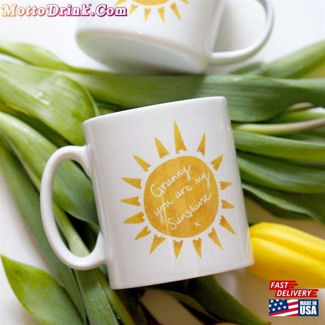 You Are My Our Sunshine Mug Choose From A Ceramic Or Enamel Meaningful Gift Check more at https://mottodrink.com/product/you-are-my-our-sunshine-mug-choose-from-a-ceramic-or-enamel-meaningful-gift/ Granny Gifts, Mothers Day Mug, Funny Fathers Day Gifts, Cute Mug, Mother's Day Mugs, First Mothers Day, Enamel Mug, My Sunshine, You Are My Sunshine