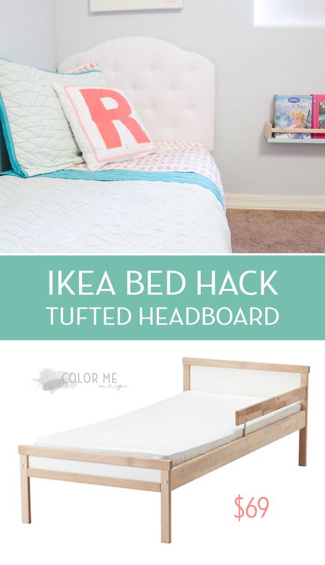 SNIGLAR IKEA toddler bed hack DIY headboard Budget Toddler Bed, Ikea Sniglar Hack Bed, Sniglar Hack Bed, Sniglar Toddler Bed, Sniglar Bed Hack, Ikea Toddler Bed Hack, Ikea Sniglar Bed, Ikea Sniglar Hack, Sniglar Bed