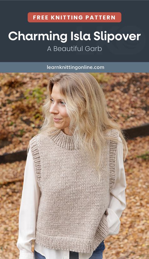 Knitted Vest Patterns Free For Women Bulky Yarn, Knitted Vest Patterns Free For Women, Knit Vest Pattern Women, Knit Vest Pattern Free, Free Knitting Patterns For Women, Vest Pattern Free, Easy Knitting Patterns Free, Knitting Patterns Free Sweater, Jumper Knitting Pattern