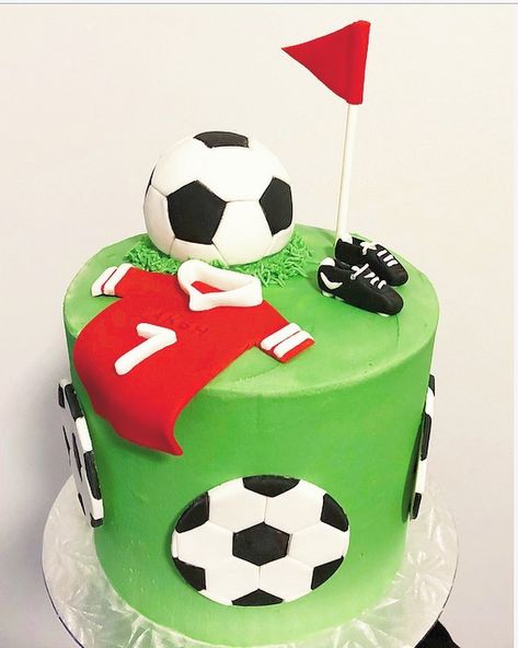 [New] The 10 Best Home Decor (with Pictures) -  Good morning SOCCER LOVERS  and Happy B-day little Aksh  have a great day and enjoy your cake     #soccercake #cakes #cake #tortas #pasteles #bolo #dulce #cute #minicakes #sweet #mysweethobbyesther #party #cumpleaños #buttercream #fondant #happybirthday #torontocakes #toronto #cakelover #cakeinstagram #creative #decorations #bakery #cakepics #venezuelancakes #venezolanosentoronto Football Cakes For Boys, Football Cake Design, Soccer Birthday Cakes, Football Birthday Cake, 9th Birthday Cake, 7th Birthday Cakes, Soccer Cake, Buttercream Fondant, Soccer Birthday Parties