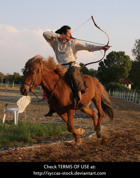 Archer Pose, Archery Poses, Horse Archery, Huge Backyard, Mounted Archery, Animation Tips, Action Pose Reference, Bow And Arrow, Body Reference Poses