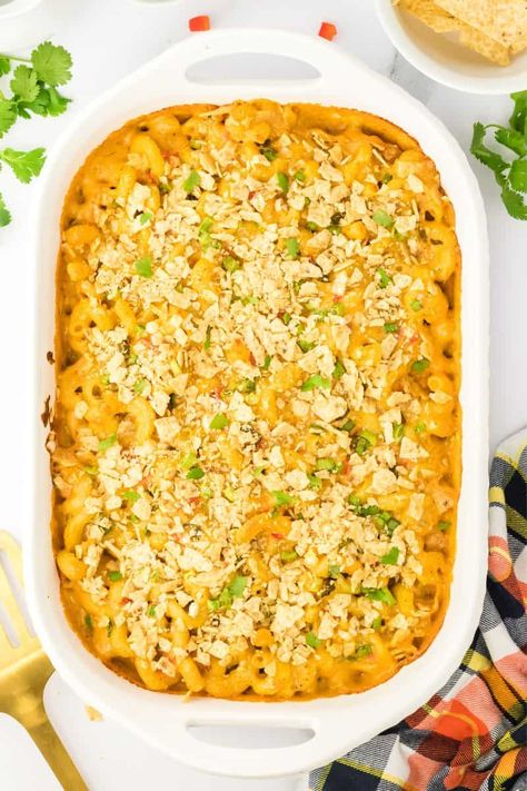 Mexican Mac and Cheese Mexican Mac N Cheese, Mexican Macaroni And Cheese, Mexican Mac And Cheese, Mexican Meatballs, Memorial Day Bbq, Southwest Recipes, Cheese Brands, Mexican Spices, Mac N Cheese Recipe