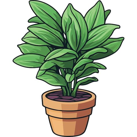 Planta versátil en maceta con hojas verd... | Premium Vector #Freepik #vector #planta #maceta #albahaca #planta-interior Plant Clip Art, Planta Interior, Plant Cartoon, Cartoon Body, Plant Clips, Plant Growth, Lettering Design, Premium Vector, Bullet Journal