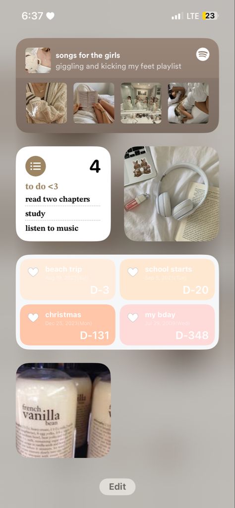 Apple Phone Screen Layout, Iphone Sidebar Aesthetic, Vannila Girl Phone Wallpaper, Notes Organization Iphone, September Phone Theme, Clean Ios Homescreen, Vanilla Girl Phone Wallpaper, Clean Girl Aesthetic Homescreen, Vanilla Girl Lockscreen