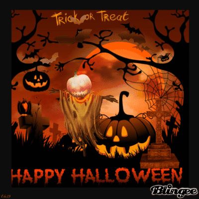 Trick Or Treat Happy Halloween Gif halloween halloween quotes trick or treat happy halloween gif Gif Halloween, Happy Halloween Gif, Animated Pumpkins, Happy Halloween Pictures, Vintage Halloween Art, Fun Halloween Food, Halloween Gif, Halloween Artwork, Halloween Greetings