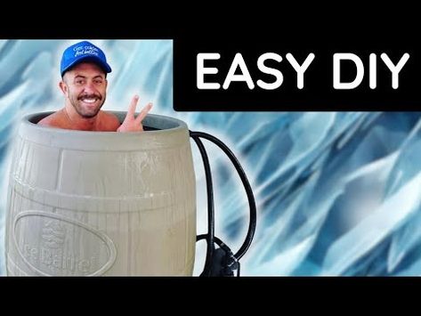 DIY cold plunge tubs at home made easy. Find different DIY ice bath ideas for any budget and skill level..the ultimate step-by-step guide Ice Bath Ideas, Diy Ice Bath, Home Ice Bath, Diy Cold Plunge, Diy Ice Packs, Ice Barrel, Diy Ice Pack, Cold Plunge Tub, Barrels Diy