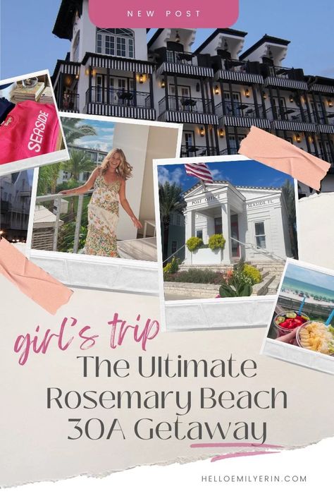 30a Itinerary, Rosemary Beach Florida Bachelorette, Rosemary Beach Bachelorette Party, Rosemary Beach Bachelorette, Planning A Bachelorette Party, Miami Travel Guide, Rosemary Beach Florida, Bachelorette Party Itinerary, Bachelorette Weekend Itinerary