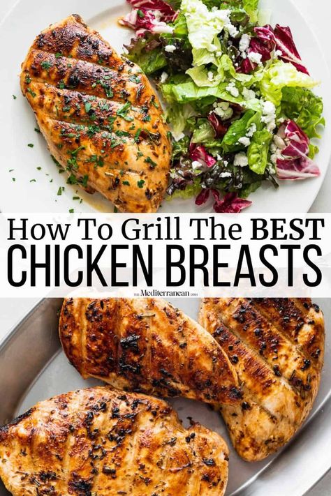 Grilled Chicken On Stove, Low Fat Chicken Breast Recipes, Stove Chicken Recipes, Italian Baked Chicken Breast, Grill Chicken Breast, Oven Grilled Chicken, Grilled Boneless Chicken Breast, Juicy Chicken Breast Recipes, How To Grill Chicken