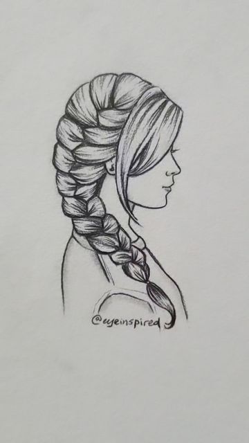 Kelly Edelman on Instagram: "How to draw a braid 💇🏻‍♀️ made using a 2B Graphite Pencil • • • #art #artwork #drawing #draw #sketch #hair #braids #anime #cartoon #hairstyles" Hairstyle Sketches Illustration, Braided Hair Sketch, Hairstyle Sketches Girl, Hairstyles Illustration Sketches, Girl With Braids Drawing, Hair Sketch Reference, Hair Braid Sketch, Easy Hairstyles Drawing, Braided Hairstyles Drawing