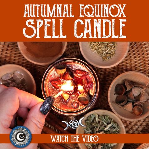 Mabon Candle Spell, Mabon Candle Colors, Samhain Candle Colors, Mabon Candle, Mabon Celebration, Autumn Equinox Meditation, Autumn Equinox Affirmations, Magical Crafting, Autumn Equinox Tarot