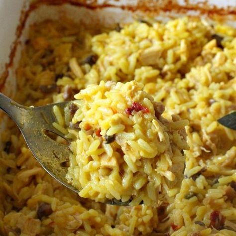 Easy Chicken and Yellow Rice - Can't Stay Out of the Kitchen Texas Cobbler, Chicken And Yellow Rice Recipe, 1905 Salad, Yellow Rice Recipe, Hearty Sandwiches, Chicken And Yellow Rice, Devil Eggs, Columbia Restaurant, Earthquake Cake