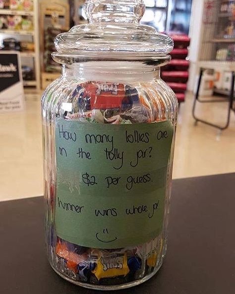 Guess How Many In A Jar, Lolly Jars, Fundraiser Ideas, Know Your Name, Silent Auction, The Jar, Phone Number, Phone Numbers, How Many