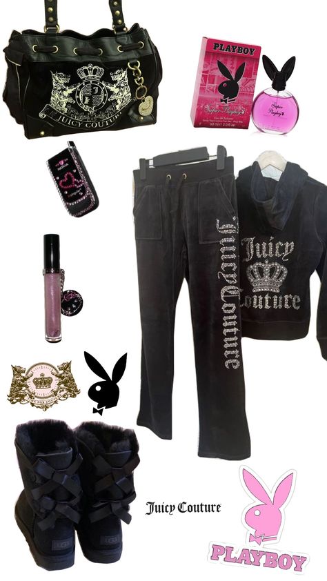 Tracksuit Juicy Couture outfit! #juicycouture #y2k #2000s #mcbling 💗💗💗💗 Juicy Couture Tracksuit Outfit, Juicy Couture Outfits, Mcbling Tracksuit, Mcbling Outfits, Baddie Core, Juicy Couture Aesthetic, 2000s Baddie, 2000s Fits, Juicy Couture Clothes