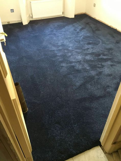 Dark blue carpet Navy Carpet Bedroom, Dark Blue Carpet, Navy Carpet, Blue Carpet Bedroom, Masculine Bedroom, Fitted Bedrooms, Carpet Bedroom, Blue Carpet, Grey Carpet