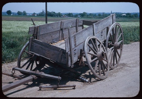 Broken farm wagon near Kaskaskia, Ill., May 13, 1949. (Charles W. Cushman) Cowboys Haters, Farm Wagons, Horse Drawn Wagon, Old Wagons, The Memes, Carson Wentz, Nfl Memes, Dallas Cowboys Fans, Cowboys Nation