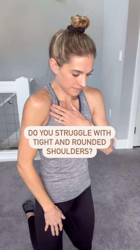 Neck And Back Exercises, Round Shoulders How To Get Rid Of, Fix Rounded Shoulders Bad Posture, Stretches For Rounded Shoulders, How To Get Rid Of Rounded Shoulders, Rounded Shoulders Correction, Rounded Shoulder Exercises, Arching Your Back, Round Shoulders