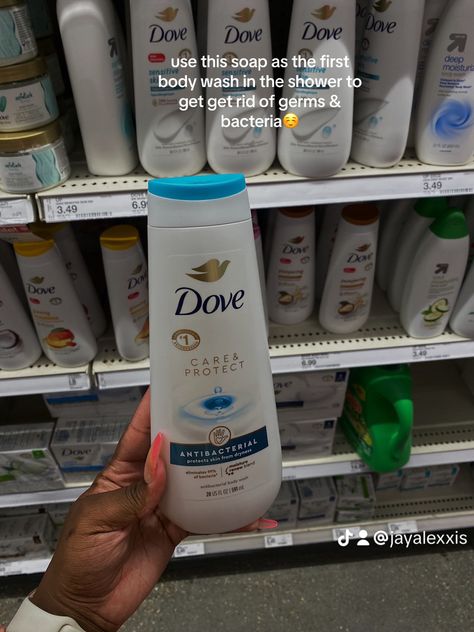 Dove Antibacterial Body Wash, Dove Antibacterial, Sensitive Body Wash, Shower Hygiene, Antibacterial Body Wash, Female Hygiene, Hygiene Tips, Body Hygiene, Hygiene Care