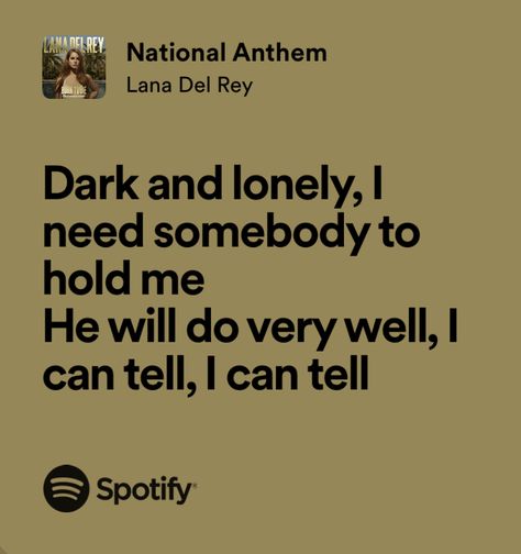 national anthem - lana del rey National Anthem Lana Del Rey, National Anthem Lyrics, Lana Del Rey Lyrics, Fav Music, National Anthem, I Can Tell, Big Star, Music Songs, Lana Del Rey