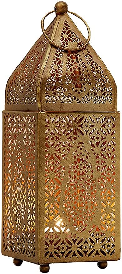 Metal Candle Lanterns, Wedding Ambiance, Table Lanterns, Moorish Design, Ornate Pattern, Style Marocain, Gold Lanterns, Large Lanterns, Small Lanterns