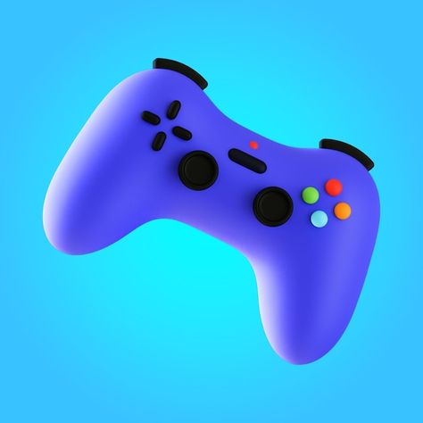 Photo a blue game controller 3d icon | Premium Photo #Freepik #photo Netflix Games, Creative Logos, Blue Game, 3d Games, 3d Hand, Game Controllers, Video Game Controller, 3d Icons, Design Posters