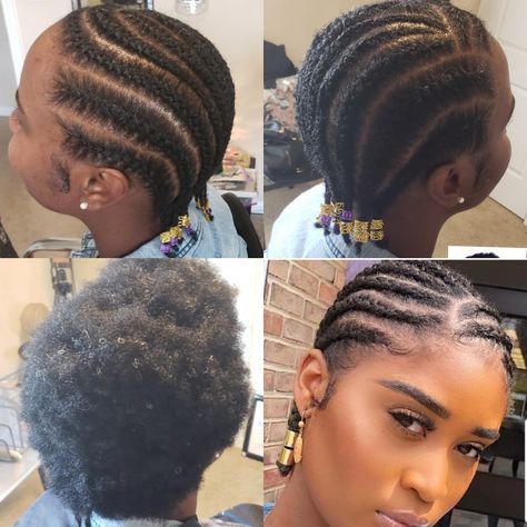 Braids Without Weave, Braided Hairstyles Without Weave, Hairstyles Without Weave, Natural Braided Hairstyles Without Weave, Natural Cornrows, Natural Braid Styles, 4c Natural Hairstyles Short, Short Dreadlocks, Short Dreadlocks Styles