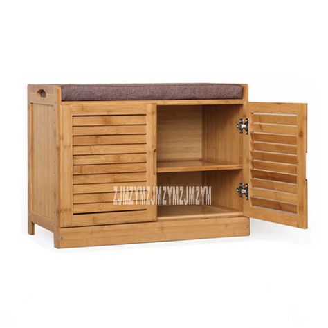 Entrance Hall Cabinet, Nordic Entrance, Computer Desk Design, Shoes Cabinet, Standing Desk Ergonomics, Hall Cabinet, Bamboo Shoe Rack, Living Room Furniture Styles, Wood Shoe