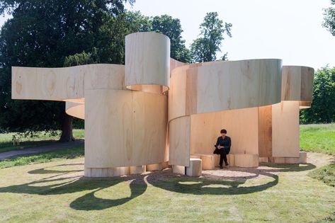 Barkow Leibinger Serpentine Pavillion, Summer House Design, Architecture Program, Pavilion Architecture, Pavilion Design, Kensington Gardens, Wooden Structure, Sustainable Architecture, Urban Design