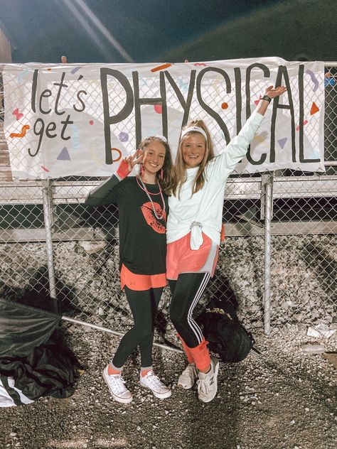 80s Football, Spirit Signs, Football Posters, Football Signs, 80s Costume, 80s Theme, Cheerleading Dance, Sophomore Year, Football Poster