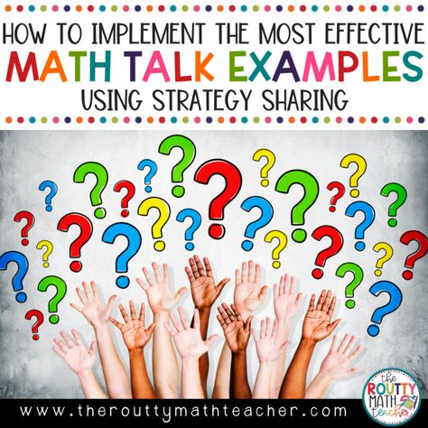 Math Talk Moves, Create Opportunities, Number Talks, Maths Ideas, Math Graphic Organizers, Math Centers Middle School, Math Organization, Math Talk, Math Problem Solving