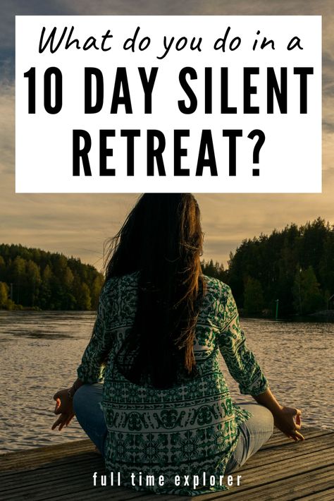 Silent Retreat, Things To Do In Thailand, Adventure Tourism, Travel Things, Meditation Retreat, Learn To Meditate, Day Schedule, Wellness Travel, Manifest Abundance