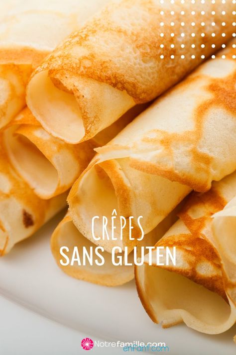 Des allergiques au gluten à la maison ? Pas question pour autant de se priver du plaisir des crêpes. Voici une recette faite spécialement pour eux Wraps Recipes Easy, Almond Snack, Gluten Free Cake Recipe, Gluten Free Sweet, Gluten Free Recipes For Dinner, Gluten Free Snacks, Gluten Free Dinner, Sem Lactose, Foods With Gluten