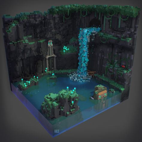 ArtStation - Voxel Art Sketches, Autumn Rain Turkel Case Minecraft, Minecraft Decoration, Rumah Minecraft Sederhana, Voxel Art, Minecraft Structures, Bangunan Minecraft, Minecraft Cottage, Minecraft Castle, Cute Minecraft Houses