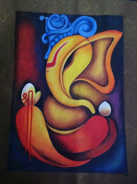 Lord Ganesha Acrylic Painting, Ganesh Face Drawing, Ganesh Drawings, Shiva Rangoli, Ganapati Painting, Ganpati Rangoli, Scenery Drawing For Kids, Diwali 2024, Poster Rangoli