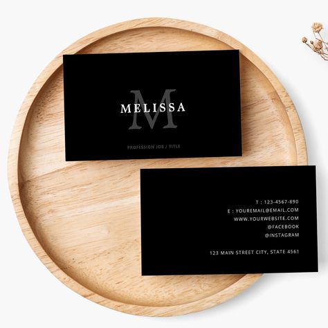 Formal Business Card, Typography Business Cards, Simple Business Card, Classy Business Cards, Simple Business Cards, Classic White, Classic Black, Business Card, Business Cards