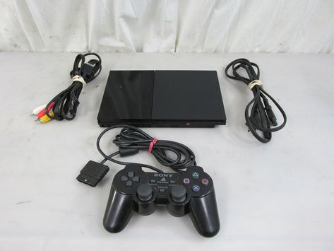 Amazon.com: PlayStation 2 Console (Slim Line Version 1): PlayStation 2;: Ps2: Video Games Playstation Consoles, Wrestling Divas, Video Games Playstation, Playstation 2, Console Accessories, Play Online, Download Games, Video Game Console, Kids' Room