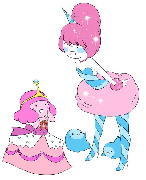 Cotton Candy Princess, Adventure Time Oc, Candy Princess, Blossom Bubbles And Buttercup, Adventure Time Comics, Super Princess, Princess Adventure, Princess Design, Adventure Time Cartoon