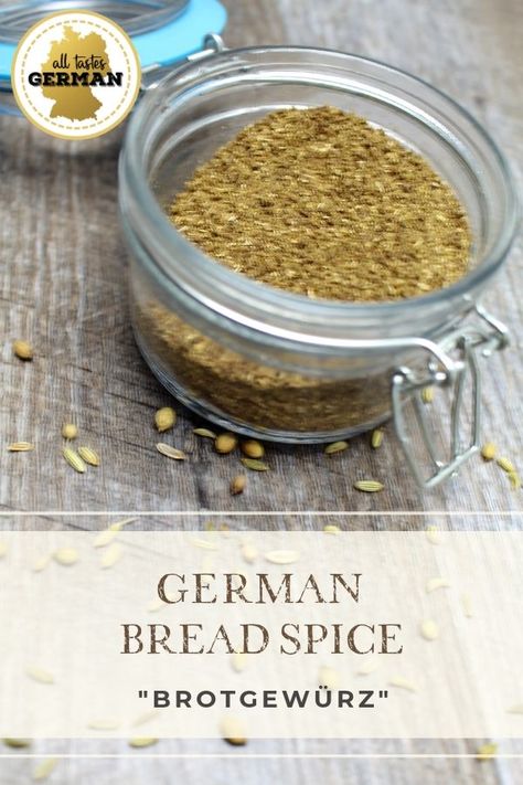 German Seasoning, German Spices, Bread Spices, Breads And Rolls, Homemade Bread Dough, Ic Diet, German Bread, German Baking, Seasoning Blends