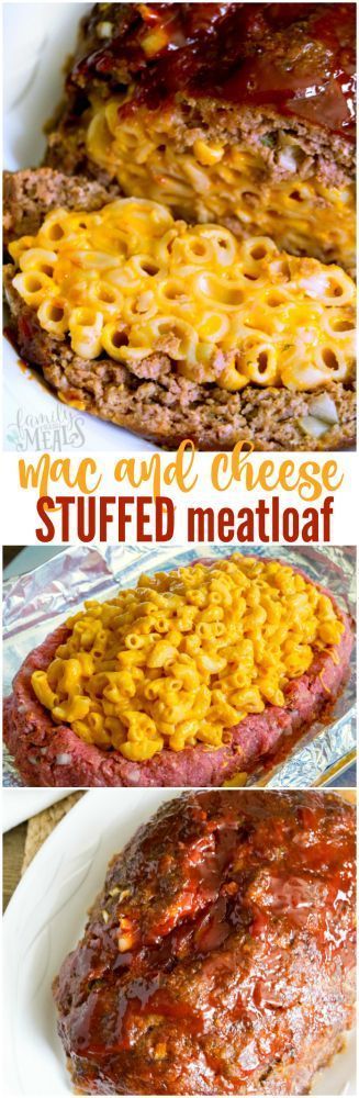 Mac and Cheese Stuffed Meatloaf - Yummy Recipe - Family Fresh Meals Meat Loaves, Cheese Stuffed Meatloaf, Stuffed Meatloaf, Meat Recipes For Dinner, Oven Stove, Family Fresh Meals, Fresh Meals, Easy Meatloaf, Cheese Dishes