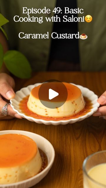 Saloni Kukreja🌷 on Instagram Caramel Custard Recipe, Egg Custard Recipes, Caramel Custard, Sticky Chicken, How To Make Caramel, Steamed Eggs, Quick Dishes, Nostalgic Memories, Egg Custard