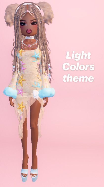 Dark And Light Dress To Impress, Colorful Outfit Dress To Impress, Dti Outfits Roblox Light Colors, Dti Outfits Light Colors, Dress To Impress Skin Color Codes, Fav Item Dress To Impress, Light Dress To Impress, Dress To Impress Colorful Theme, Light Colors Dress To Impress Outfit