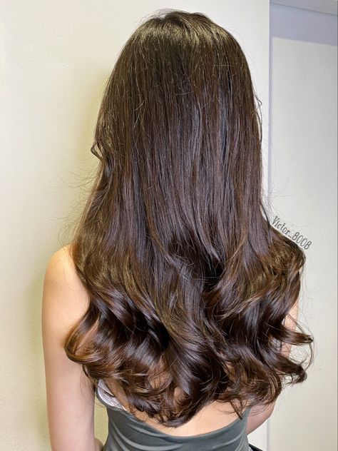 Gentle Wave Perm, C Curl Perm, Soft Perm, Perm Ideas, S Curls, Bouncy Waves, Long Hair Perm, Wave Perm, Hair Perm