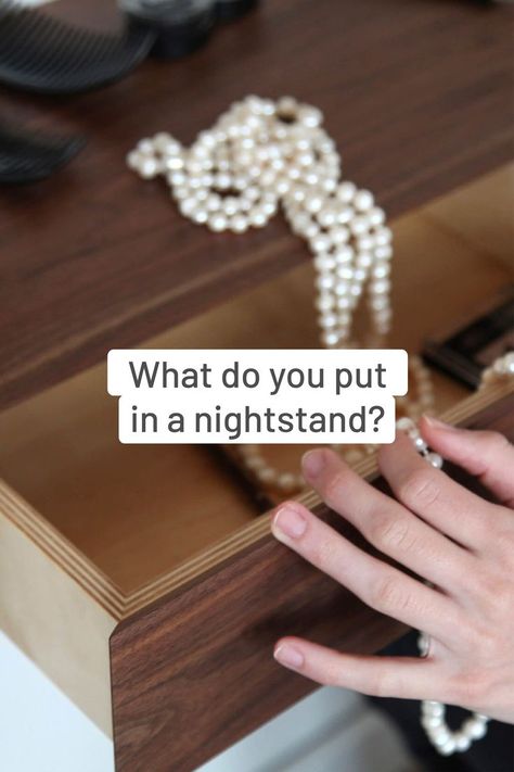 Do you need a nightstand? - somebody asked on an interior design forum. Let's see what you can put in a nightstand to answer this question. Answer This Question, Do You Need, Interior Design, Design