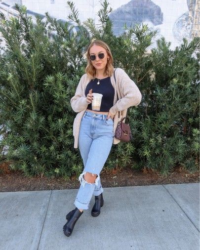 Outfit Casual Jeans, 60 Degree Weather Outfit, Casual Fall Outfit, High Rise Straight Jeans, Abercrombie Jeans, Casual Fall Outfits, Fall Outfit, Casual Fits, Casual Fall