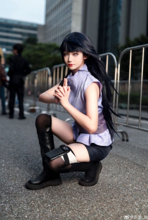 Hinata Cosplay Naruto, Naruto Cosplay Female, Himawari Naruto, Cosplay Hinata Hyuga, Cosplay Hinata, Hinata Hyuga Cosplay, Cosplay Poses, Naruto Costumes, Sasuke Uchiha Shippuden