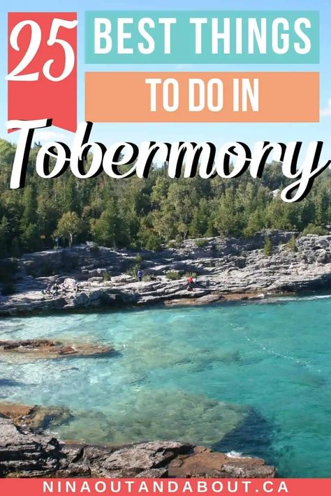 Tobermory Ontario Things To Do, North Bay Ontario, Tobermory Ontario, Bruce Peninsula National Park, Bruce Peninsula, Canadian Road Trip, Manitoulin Island, White Sand Beaches, Ontario Travel